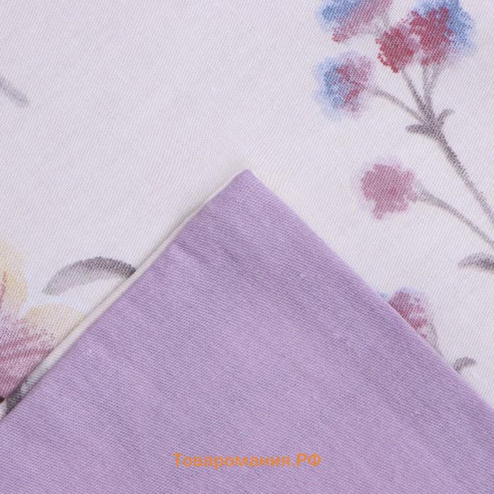 Постельное бельё LoveLife евро «Прованс», 200х217см, 225х240см, 50х70см-2шт, 100%хлопок, сатин, 125г/м²