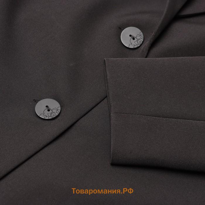 Пиджак женский MINAKU: Casual Collection  цвет черный, р-р 50
