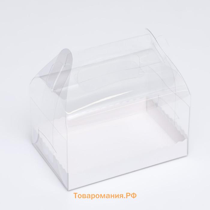 Коробка под рулет, белая 16.5×11×9 см