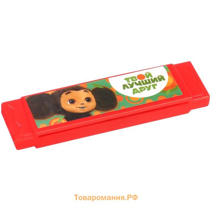 Губная гармошка,10 см, Чебурашка, МИКС