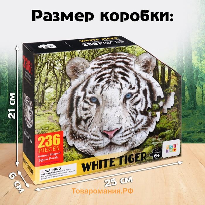 Пазл фигурный «Бенгальский тигр», 236 деталей