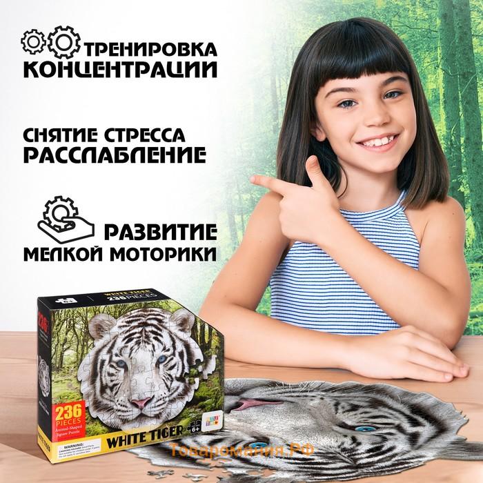 Пазл фигурный «Бенгальский тигр», 236 деталей