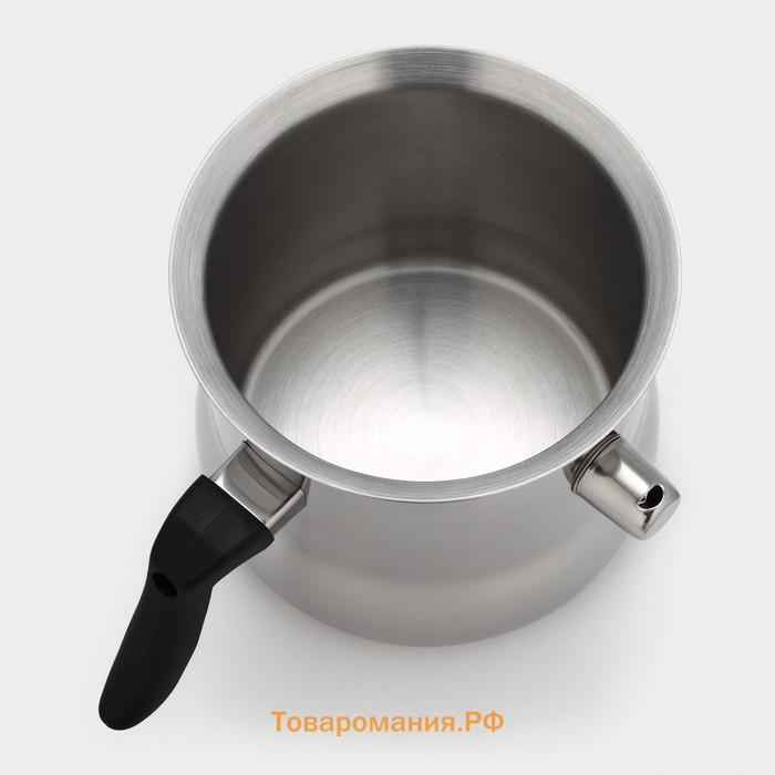 Молоковарка из нержавеющей стали , 2 л, h=15 см, d=16.5 см
