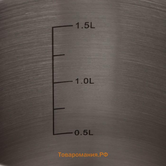 Молоковарка из нержавеющей стали , 2 л, h=15 см, d=16.5 см
