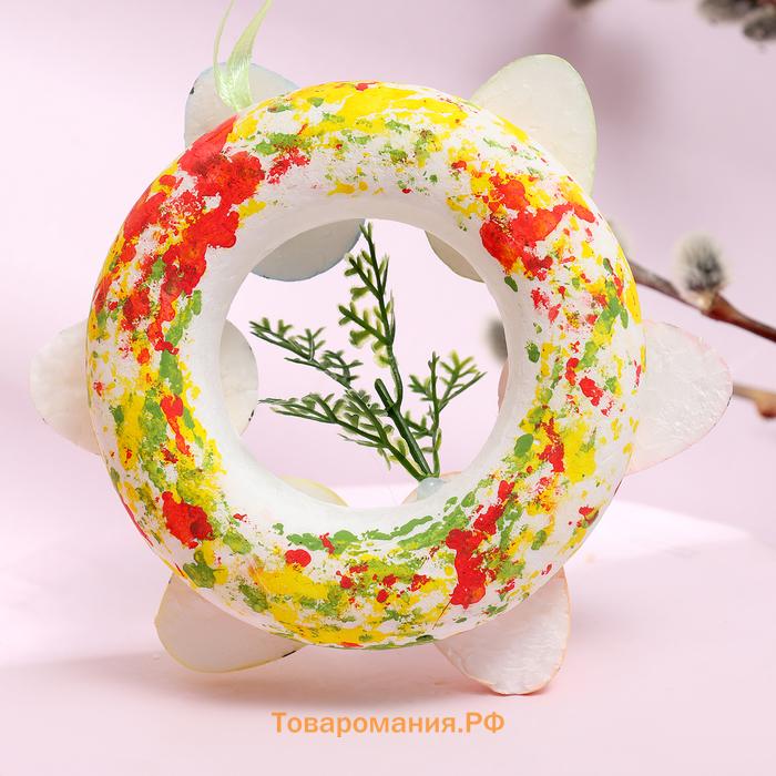 Пасхальный декор «Яйца» 12×12×3 см