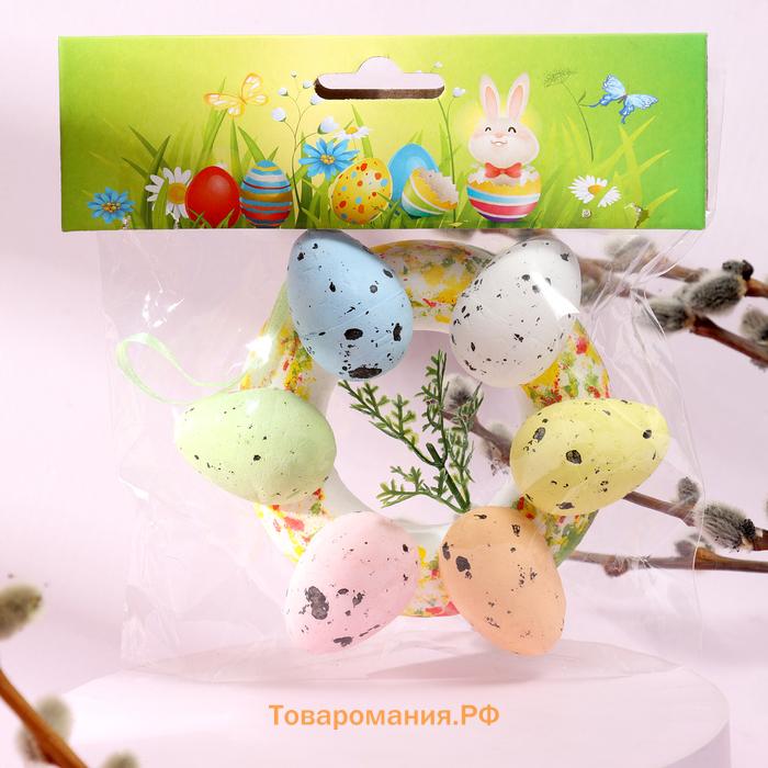 Пасхальный декор «Яйца» 12×12×3 см