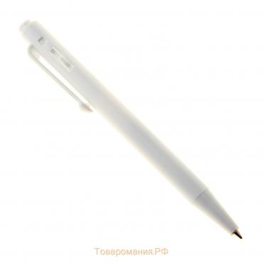 Ручка шариковая автоматическая "МИНИ" под нанесение, корпус белый, стержень синий