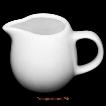 Молочник Wilmax, 140 мл, фарфор, белый