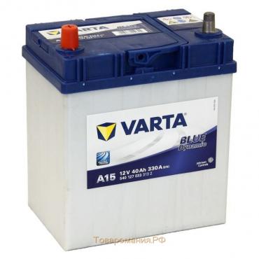 Автомобильный аккумулятор Varta 40 Ач т/кл Blue Dynamic 540 127 033