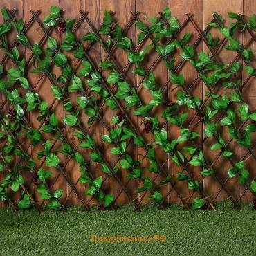 Ограждение декоративное, 200×75 см, «Виноград», Greengo
