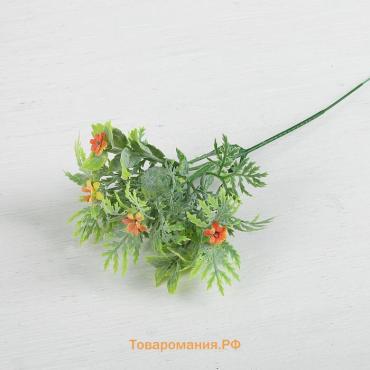 Букет «Луговой с цветами», 15 см (фасовка 5 шт., цена за 1 шт.), МИКС