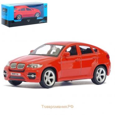 Машина металлическая BMW X6, 1:43, цвет серый