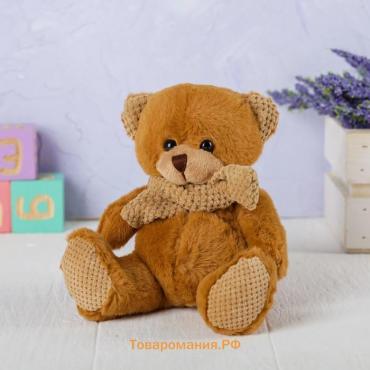 Мягкая игрушка «Мишка», в вязаном шарфике, МИКС