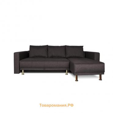 Угловой диван NEXT, с подлокотниками, 1350×2050 мм, обивка «баклажан»