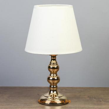 Лампа настольная «Адель» 1×40 Вт Е27 220 В золото 21×21×37 см RISALUX