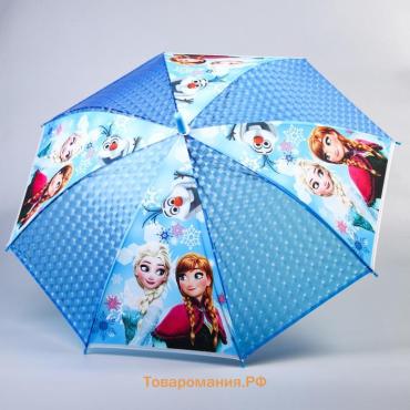 Зонт детский, 8 спиц, Ø 80 см, Холодное сердце