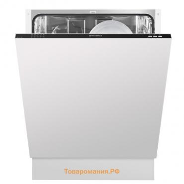 Посудомоечная машина Maunfeld MLP-12I, класс А++, 12 комплектов, 5 программ, белая