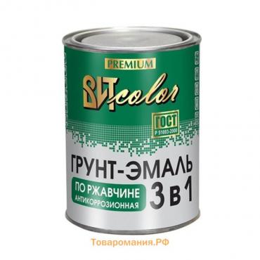 Грунт-эмаль ВИТcolor 3 в 1 по ржавчине белая ночь 1,8кг