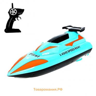 Катер радиоуправляемый Speed Boat, работает от аккумулятора, МИКС