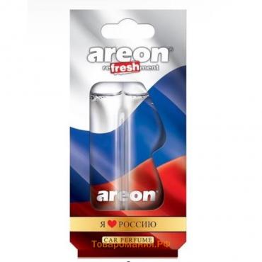 Ароматизатор Areon Refreshment «Я люблю Россию», на зеркало, гелевый, аромат летняя мечта 158705a