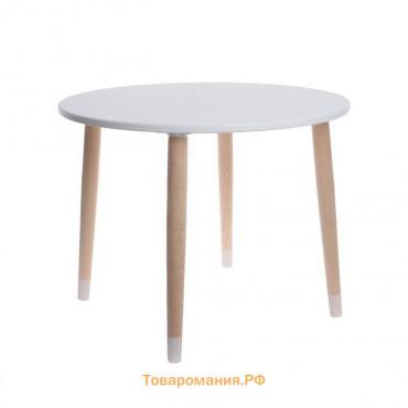 Стол детский, деревянный, белый