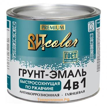 Грунт-эмаль по ржавчине 4 в 1 черная ВИТcolor 1,8кг