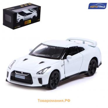 Машина металлическая NISSAN GT-R (R35), 1:32, открываются двери, инерция, цвет белый