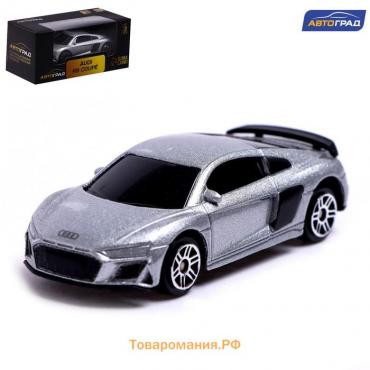 Машина металлическая AUDI R8 COUPE, 1:64, цвет серебро