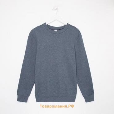 Свитшот мужской MINAKU: Casual collection MAN цвет графит меланж, размер 54