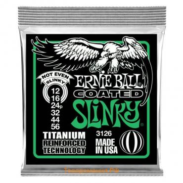 Струны для электрогитары ERNIE BALL 3126 Titanium RPS Not Even Slinky (12-16-24р-32-44-56)