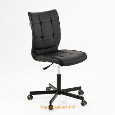 Кресло «Бюрократ» Leather Black CH-330M, 650×440×855(990) мм, экокожа, цвет чёрный