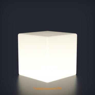 Светодиодный куб Piazza, 50 см, IP65, 220 В, свечение белое