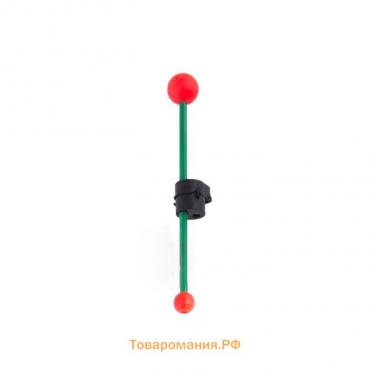 Сторожок «В-2Ф+2@», витой, полимер, 3-4 г, цвет зелёный