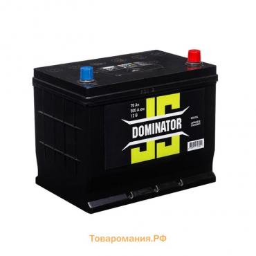 Автомобильный аккумулятор Dominator Asia 70 А/ч, 500 А, 260х173х225, обратная полярность