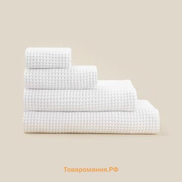 Полотенце вафельное SL HOME: Basic "Блан де Блан" 100х180 см, 100% хлопок, 340 г/м2