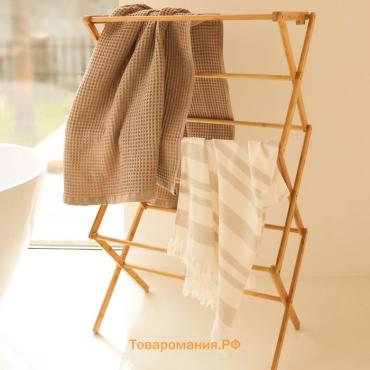 Полотенце вафельное SL HOME: Basic "Саббиа" 100х180 см, 100% хлопок, 340 г/м2