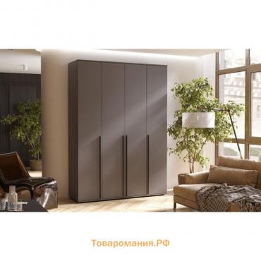 Шкаф четырехстворчатый «Норд», 1600×510×2236 мм, цвет графит